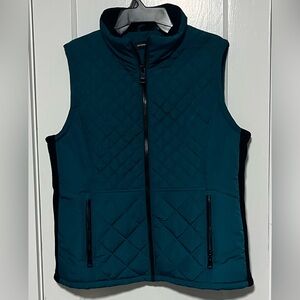 Andrew Marc Teal Quilted Outerwear